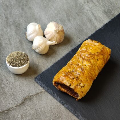 Garlic & Black Pepper Sausage Roll